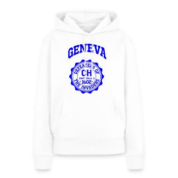 Geneva - Defeaters of the Invaders - Women’s Premium Organic Hoodie - white - Front - Julia (174cm)