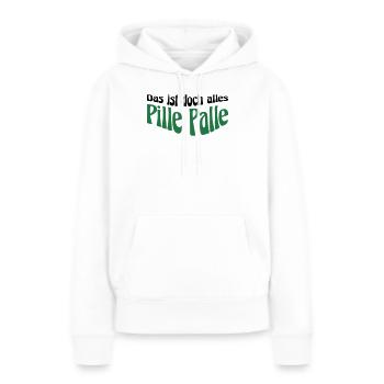 Pille Palle - Frauen Premium Bio Hoodie - Weiß - Vorne - Julia (174cm)