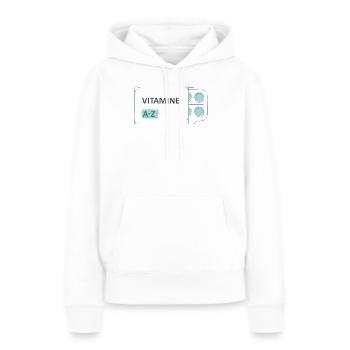 Medikamente Pillen Tabletten Packung - Frauen Premium Bio Hoodie - Weiß - Vorne - Julia (174cm)