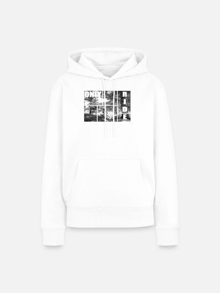 Nur fahren - Frauen Premium Bio Hoodie - Weiß