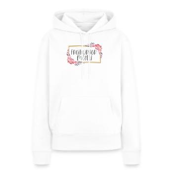 Schweiz Freiburg Mädchen Heimat Geschenk - Frauen Premium Bio Hoodie - Weiß - Vorne - Julia (174cm)