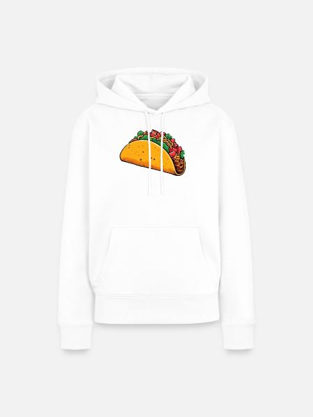 Tacos - Frauen Premium Bio Hoodie - Weiß