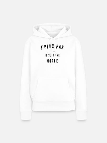 Nächtlicher Buschpfad - Frauen Premium Bio Hoodie - Weiß