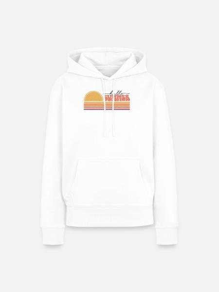 Sommer - Frauen Premium Bio Hoodie - Weiß