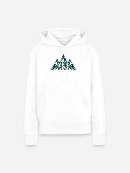 Natur - Frauen Premium Bio Hoodie - Weiß