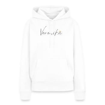 Esthétique de Veronika Princesse Héritière - Sweat à capuche Premium bio Femme - blanc - Devant - Julia (174cm)