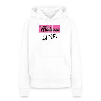 VIELEN DANK. DANKE. VIELEN DANK. JAHRESTAG. GEBURT. - Frauen Premium Bio Hoodie - Weiß - Vorne - Julia (174cm)