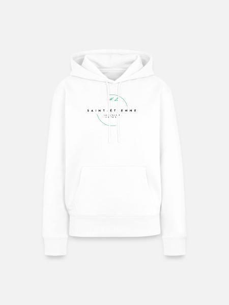 Saint-Étienne - Geschenk - Hollywood - Frauen Premium Bio Hoodie - Weiß