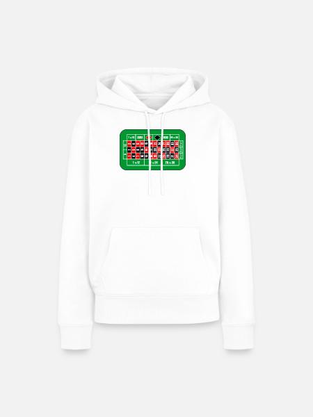 Tisch-Kasino - Frauen Premium Bio Hoodie - Weiß