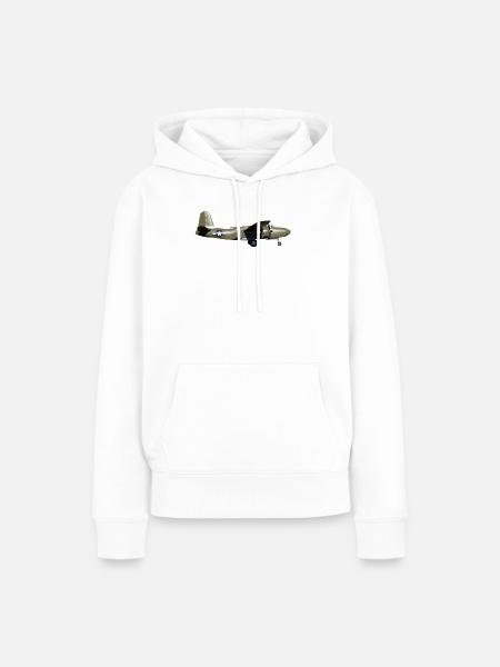 A-20 Havoc - Frauen Premium Bio Hoodie - Weiß