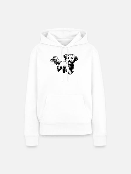 Malteser - Frauen Premium Bio Hoodie - Weiß