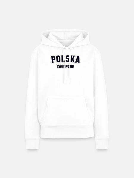 ZAKOPANE Polska Polen - Frauen Premium Bio Hoodie - Weiß