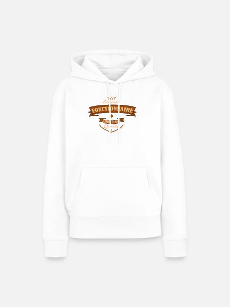 Amtlich - Frauen Premium Bio Hoodie - Weiß