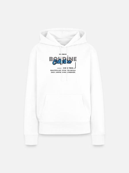 Kollektion Boudine - Frauen Premium Bio Hoodie - Weiß