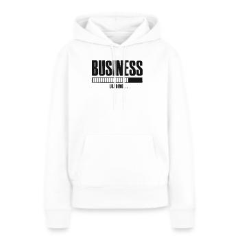 Business Loading Online Business Affiliate - Frauen Premium Bio Hoodie - Weiß - Vorne - Julia (174cm)