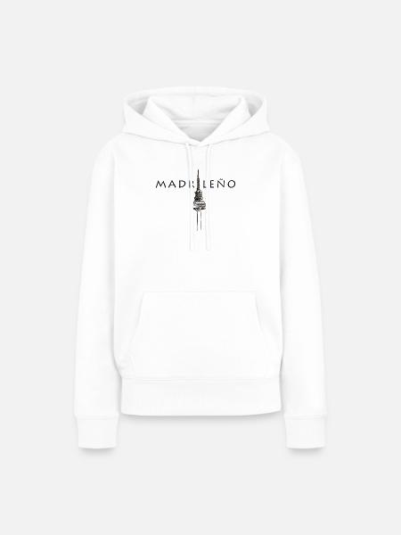 MADRILENIUM - Frauen Premium Bio Hoodie - Weiß