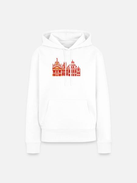 Historische Fassade im Barockstil - Frauen Premium Bio Hoodie - Weiß