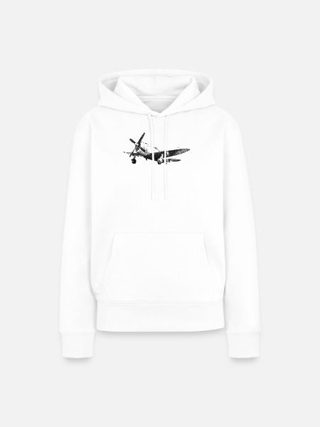 P-47 Thunderbolt - Frauen Premium Bio Hoodie - Weiß