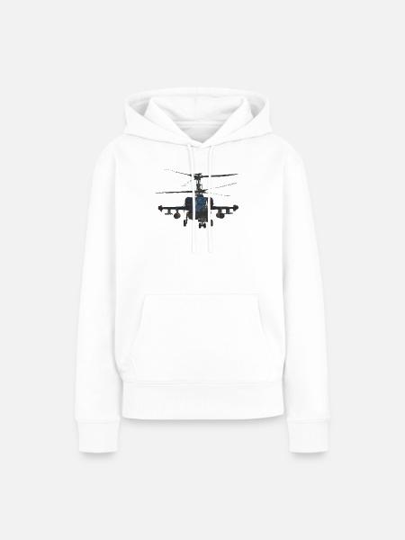 Ka-50 - Frauen Premium Bio Hoodie - Weiß