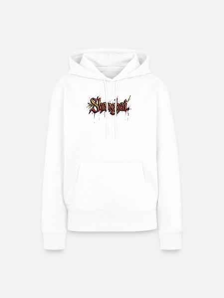 Shanghai - Frauen Premium Bio Hoodie - Weiß
