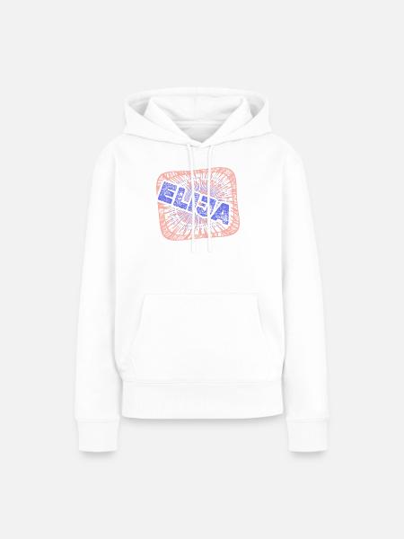 Kollege Elija - Frauen Premium Bio Hoodie - Weiß