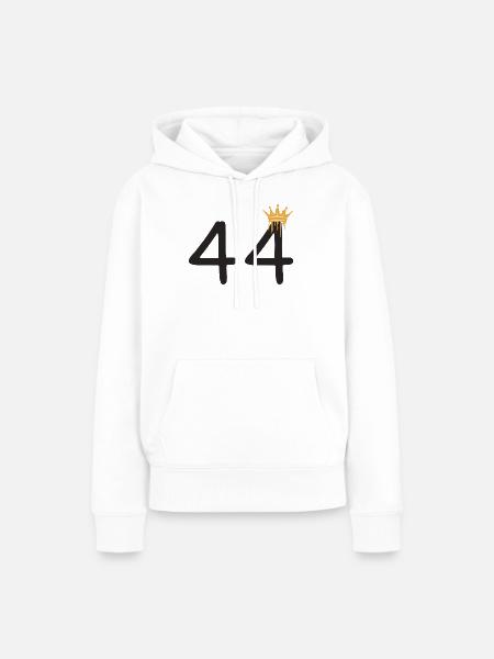 44 - Frauen Premium Bio Hoodie - Weiß