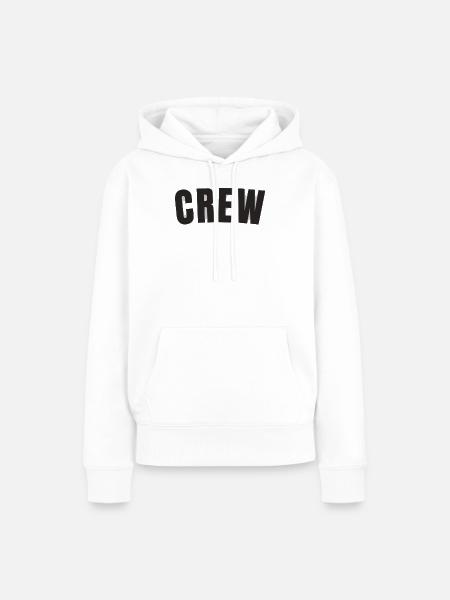 Crew - Frauen Premium Bio Hoodie - Weiß