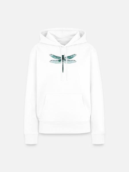 Libelle. Libelle - Libelle - Libelle - Frauen Premium Bio Hoodie - Weiß