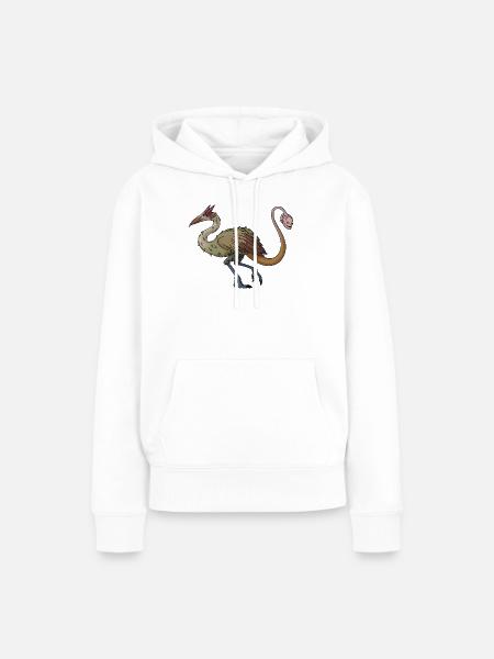 Köder-Gnade - Frauen Premium Bio Hoodie - Weiß