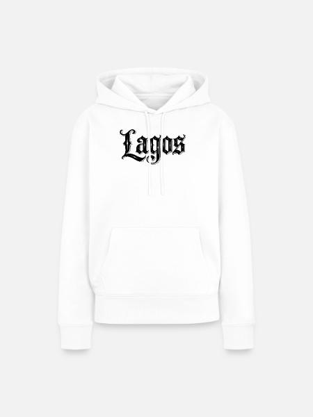 Lagos - Frauen Premium Bio Hoodie - Weiß