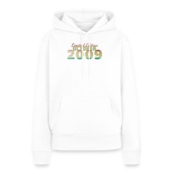 16. Geburtstag Limited Edition (SCR) 10/2009 - Frauen Premium Bio Hoodie - Weiß - Vorne - Julia (174cm)