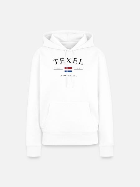 Texel Niederlande – Urlaub Souvenir & Geschenk - Frauen Premium Bio Hoodie - Weiß
