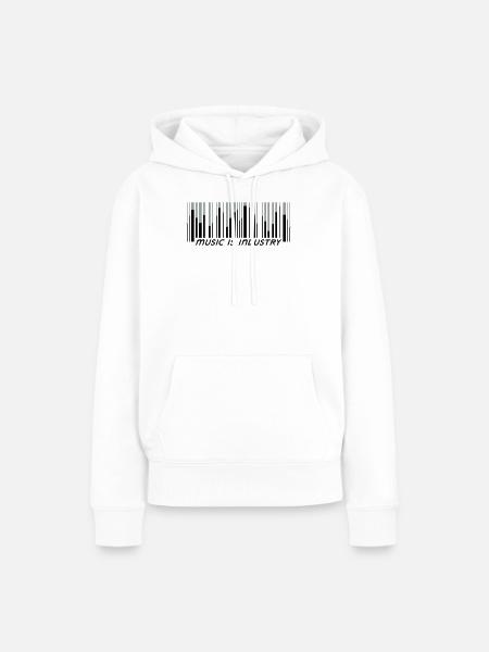 music is industry - Frauen Premium Bio Hoodie - Weiß
