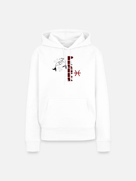 Fische Design von Cean - Frauen Premium Bio Hoodie - Weiß