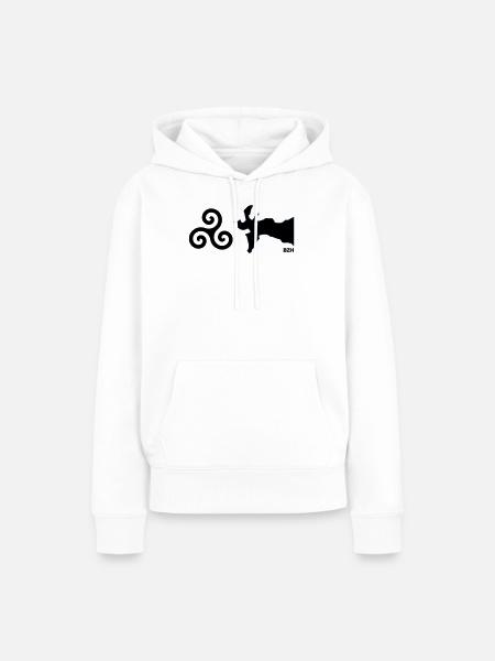 tri-crozon - Frauen Premium Bio Hoodie - Weiß