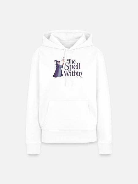 Magie Zauberer - Frauen Premium Bio Hoodie - Weiß