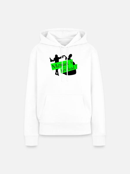 Menuet is not dead - Frauen Premium Bio Hoodie - Weiß