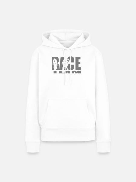 Race team - Frauen Premium Bio Hoodie - Weiß
