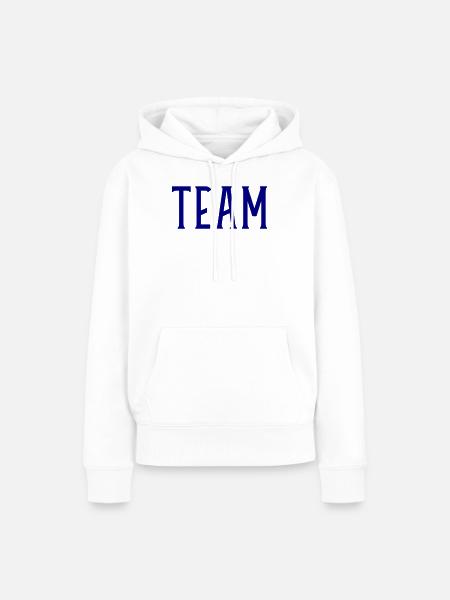 Team - Frauen Premium Bio Hoodie - Weiß