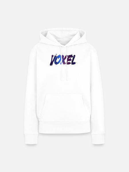 Voxel - Frauen Premium Bio Hoodie - Weiß