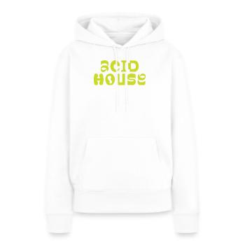 Acid House Musik-Logo-Design - Frauen Premium Bio Hoodie - Weiß - Vorne - Julia (174cm)