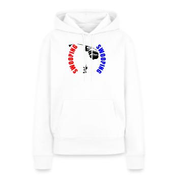 Piqué - Sweat à capuche Premium bio Femme - blanc - Devant - Julia (174cm)