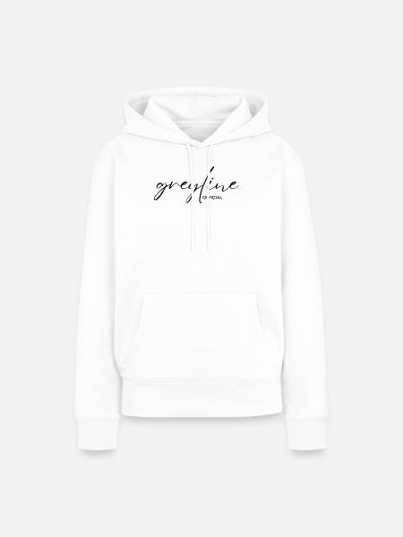 Greyline Official - Frauen Premium Bio Hoodie - Weiß