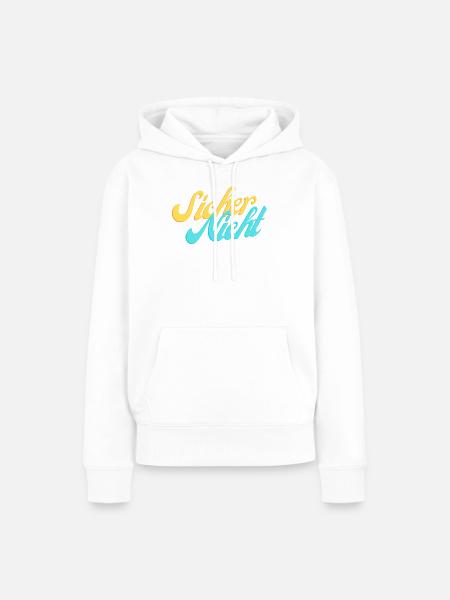 Sicher Nicht. - Frauen Premium Bio Hoodie - Weiß