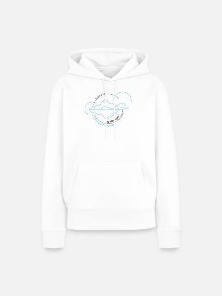 Be stronger than your excuses - Frauen Premium Bio Hoodie - Weiß
