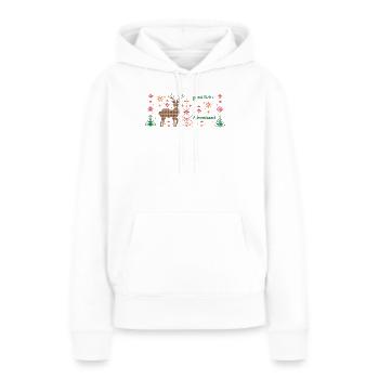 Avent - Sweat à capuche Premium bio Femme - blanc - Devant - Julia (174cm)