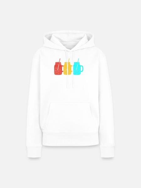 Sweet Tea - Frauen Premium Bio Hoodie - Weiß