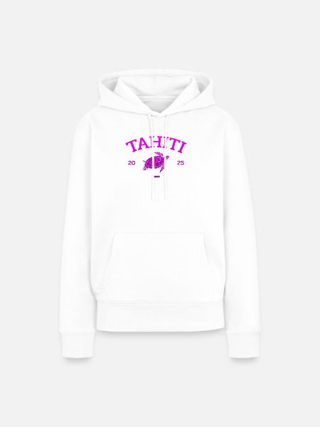 Tahiti - Turtle - French Polynesia - Schildkröte - Frauen Premium Bio Hoodie - Weiß