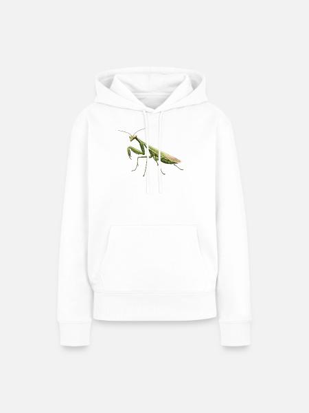 Gottesanbeterinnen Gottesanbeterin - Frauen Premium Bio Hoodie - Weiß