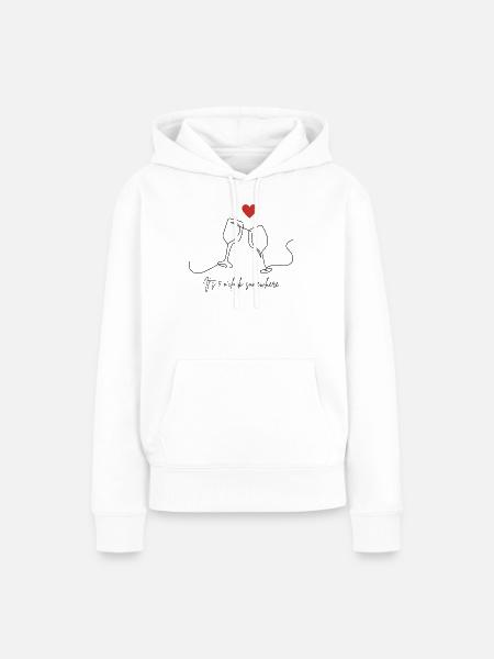 Ein Toast - Frauen Premium Bio Hoodie - Weiß